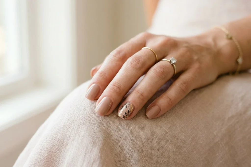 One Accent Nail