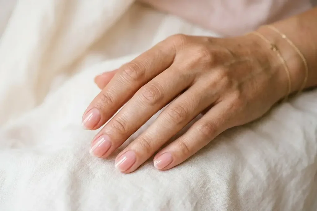 Sheer Pink Nail 