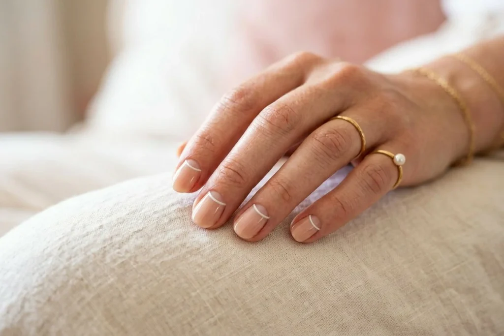 Half-Moon Tip nail