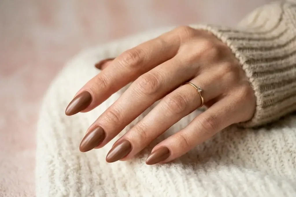 Mocha Almond Nail