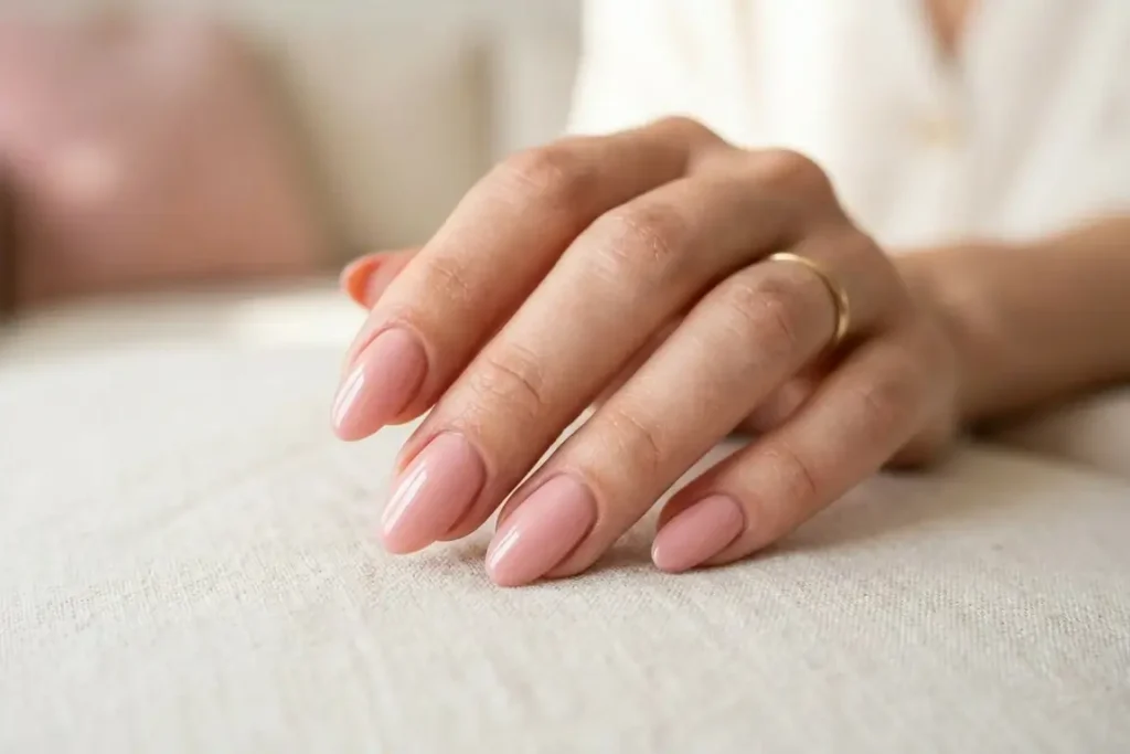 Blush Pink nail 