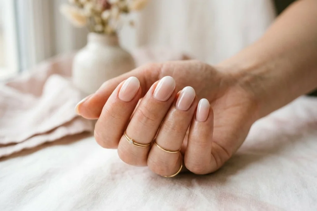 Gradient Blend nail