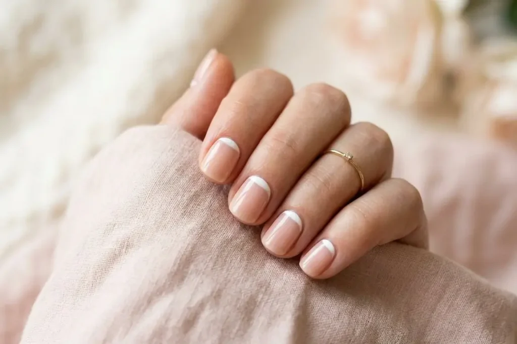 Half-Moon French nail