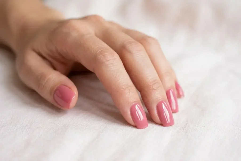 Rose Pink nail 
