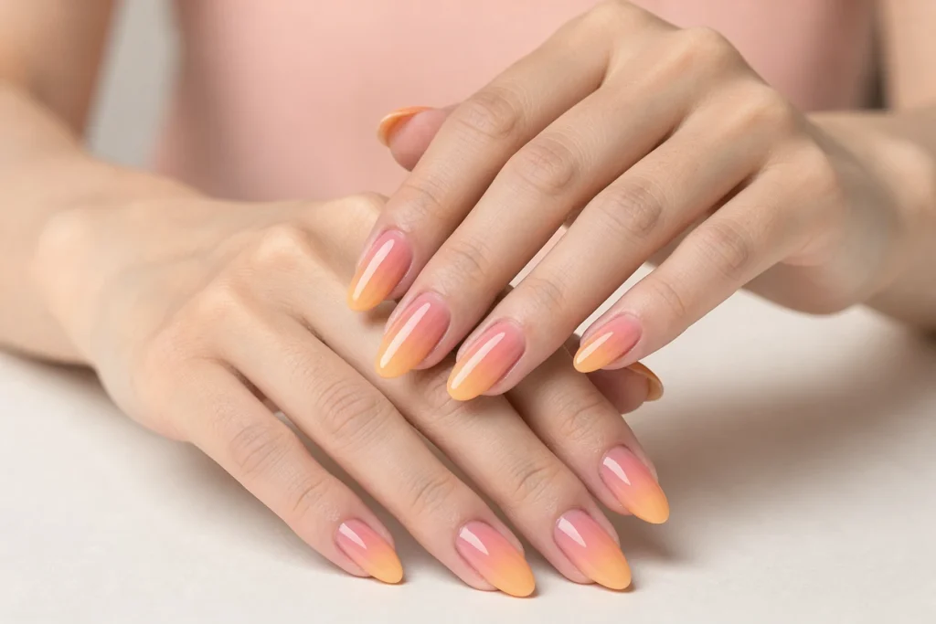 Sunset Gradient Nails