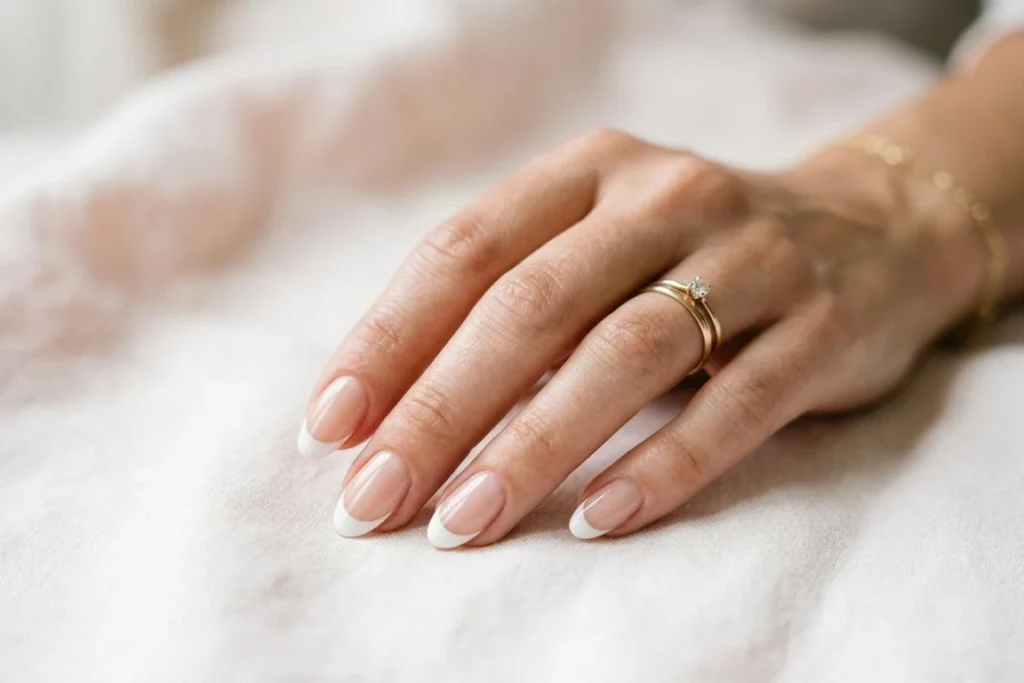 Classic French Tip nail