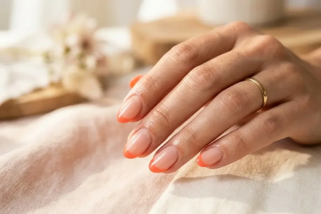 Coral Tip nail