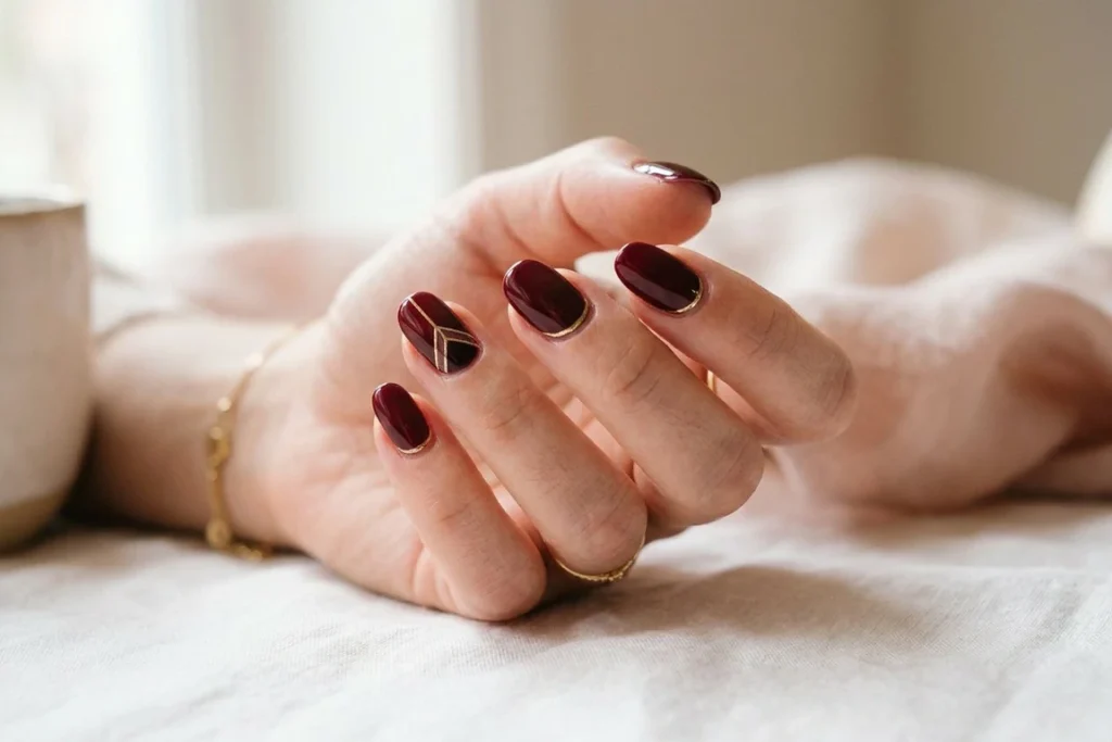 Burgundy and Gold