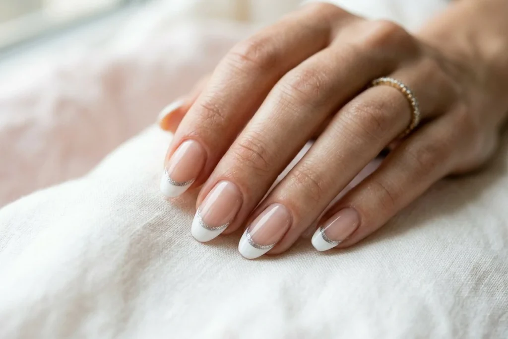 Double French Tips Nails