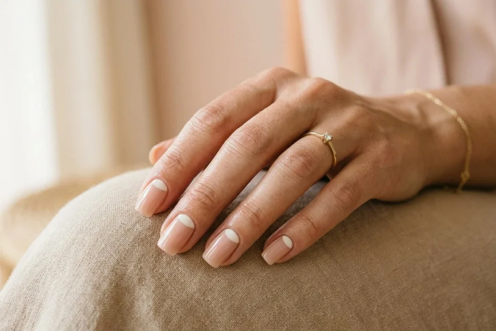 Half-Moon Tip nail