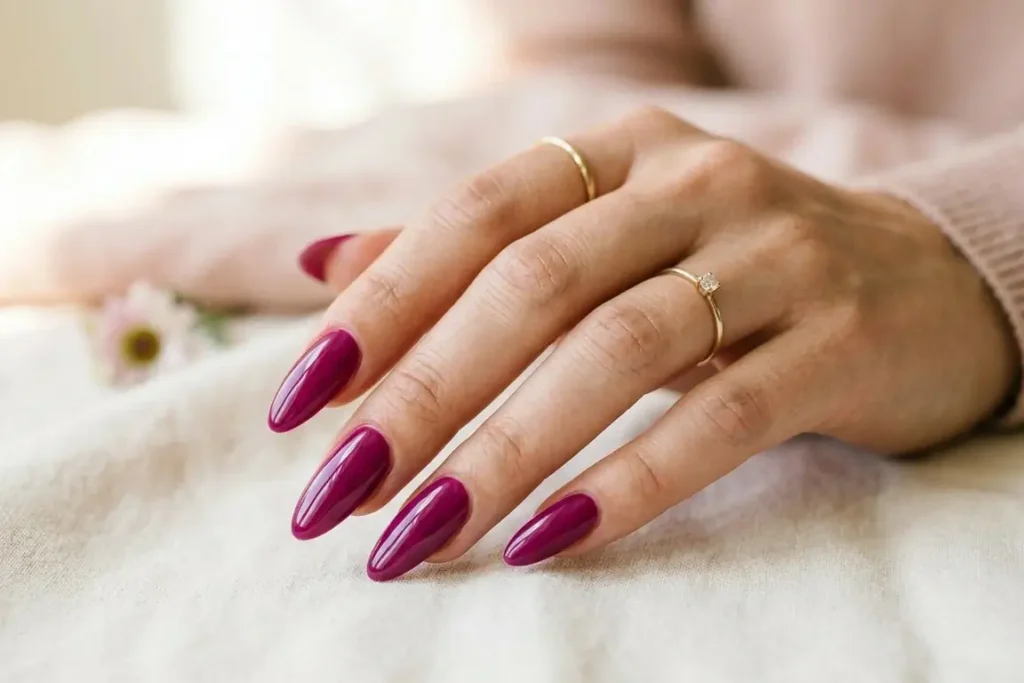 Magenta nail 