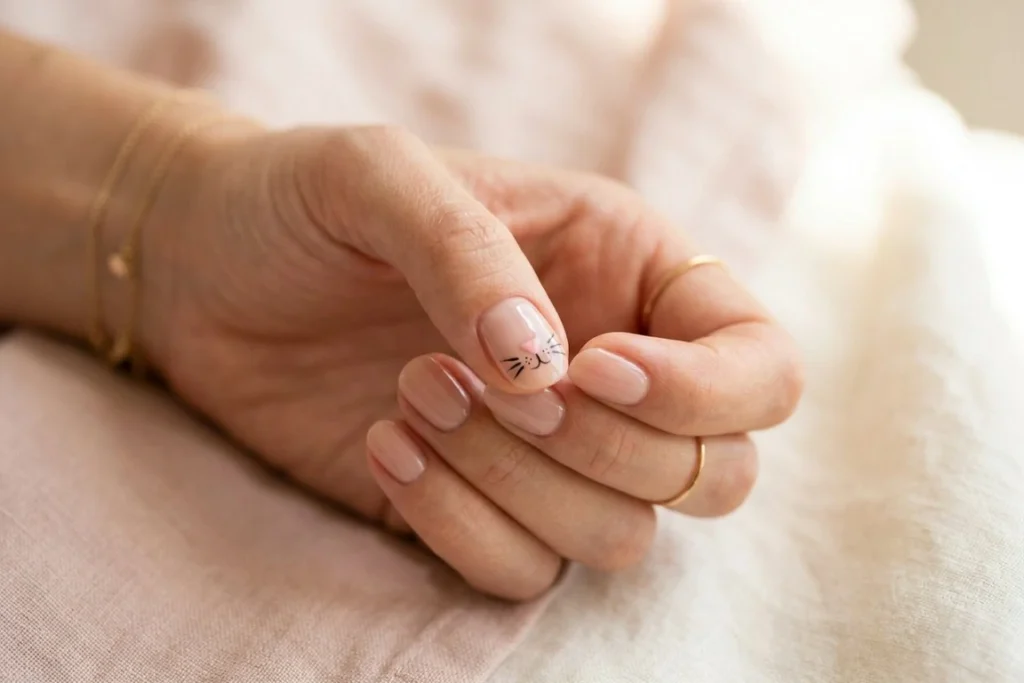 Kitten Nose nail