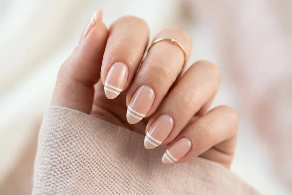 Double Line Tip nail