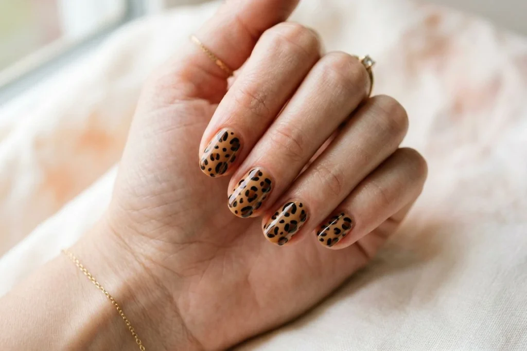 Leopard Spots nail