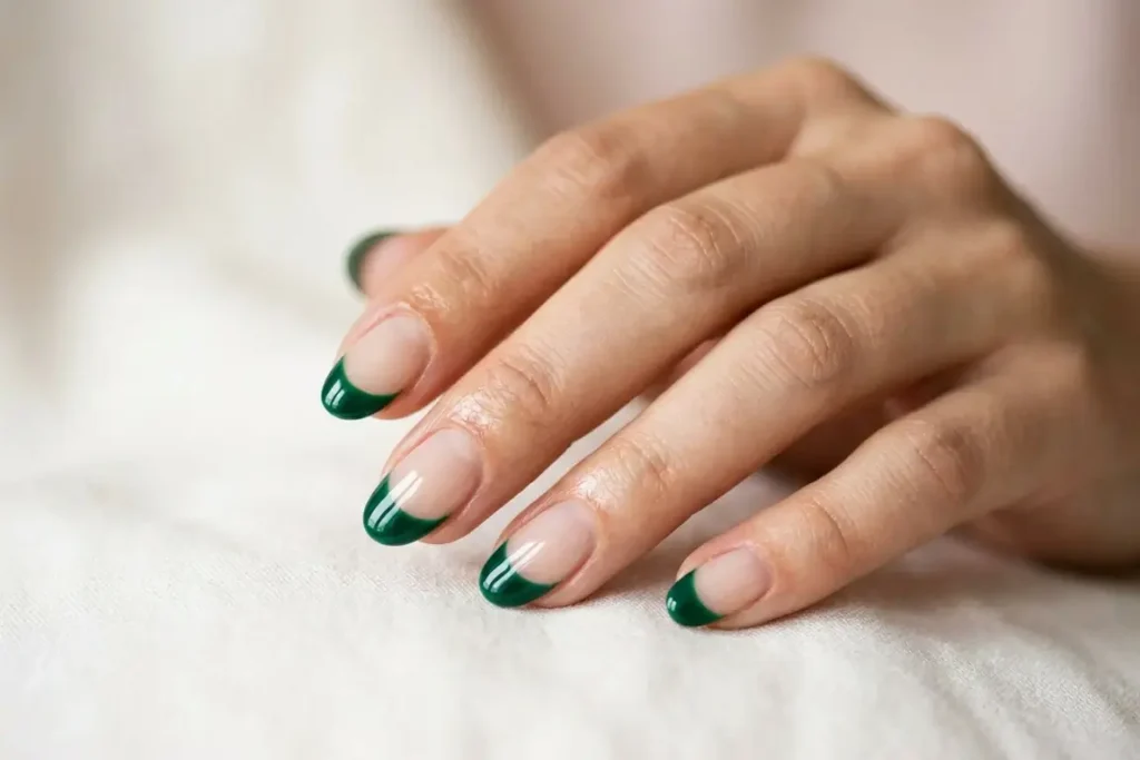 Emerald Tip nail
