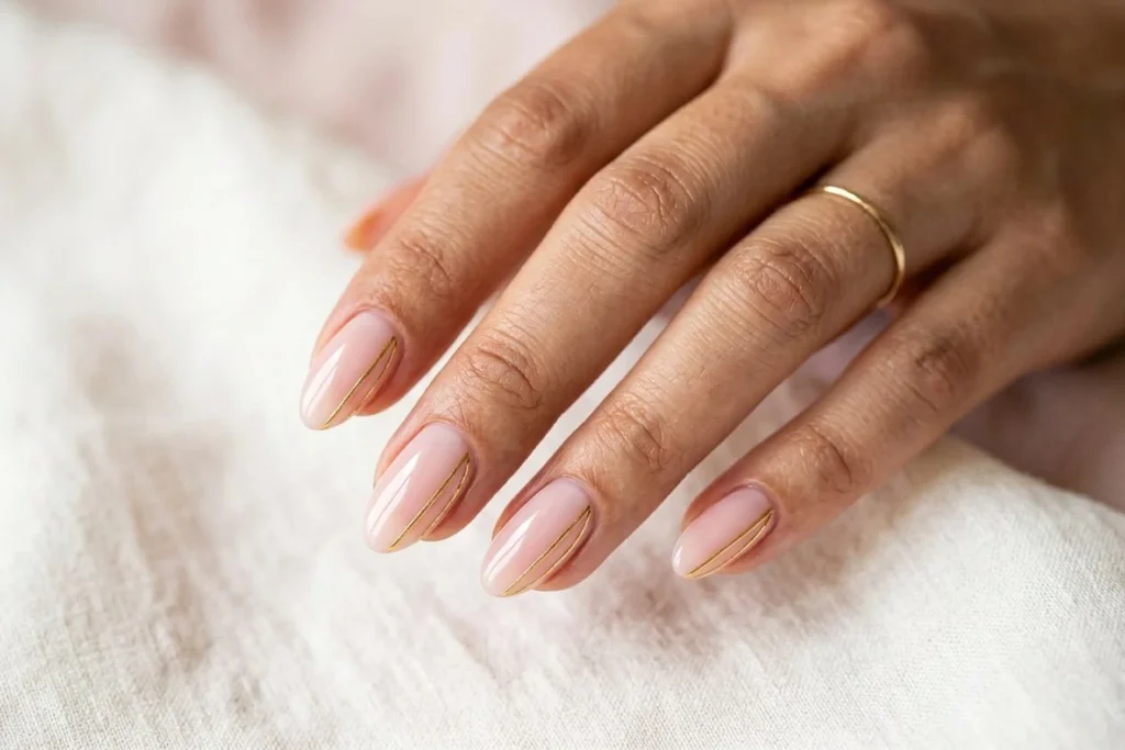 Thin Line Accent nail