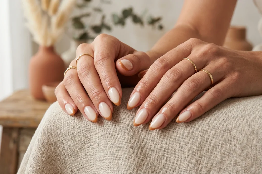 Cream and Caramel Tips