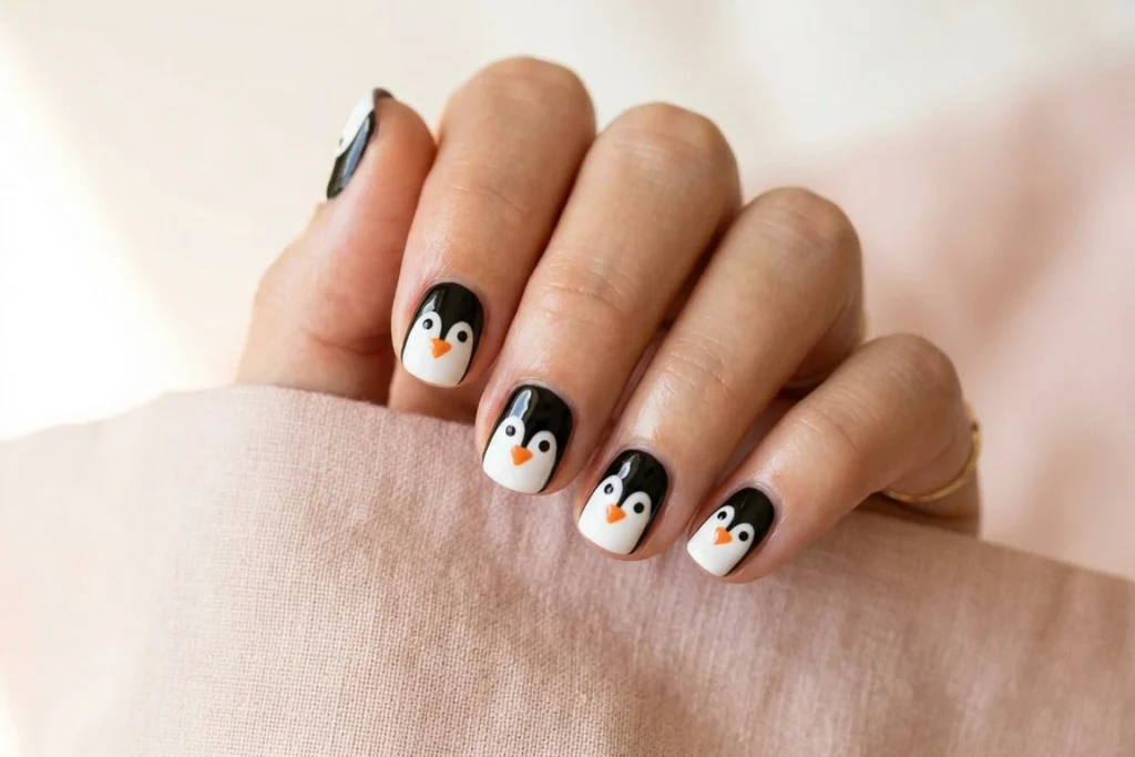 Cute and Playful Christmas Nails
