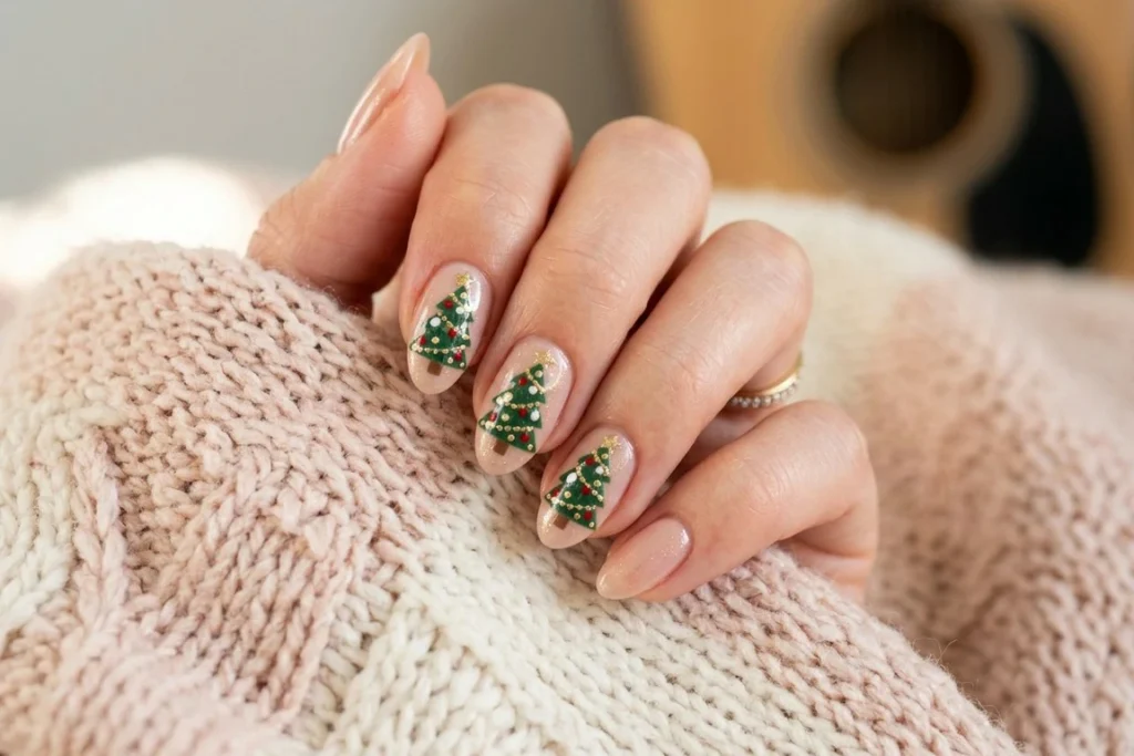 Cute and Playful Christmas Nails