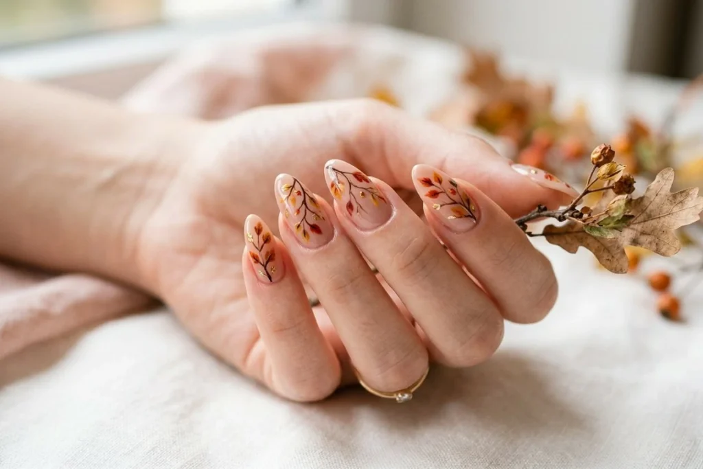 Autumn Branch Nails