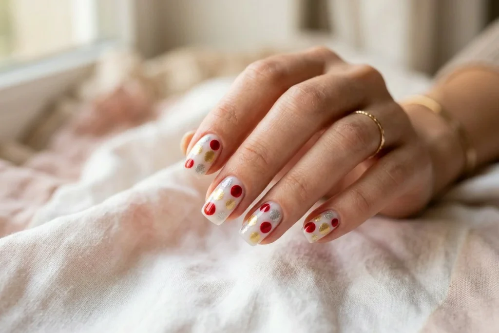 Cute and Playful Christmas Nails