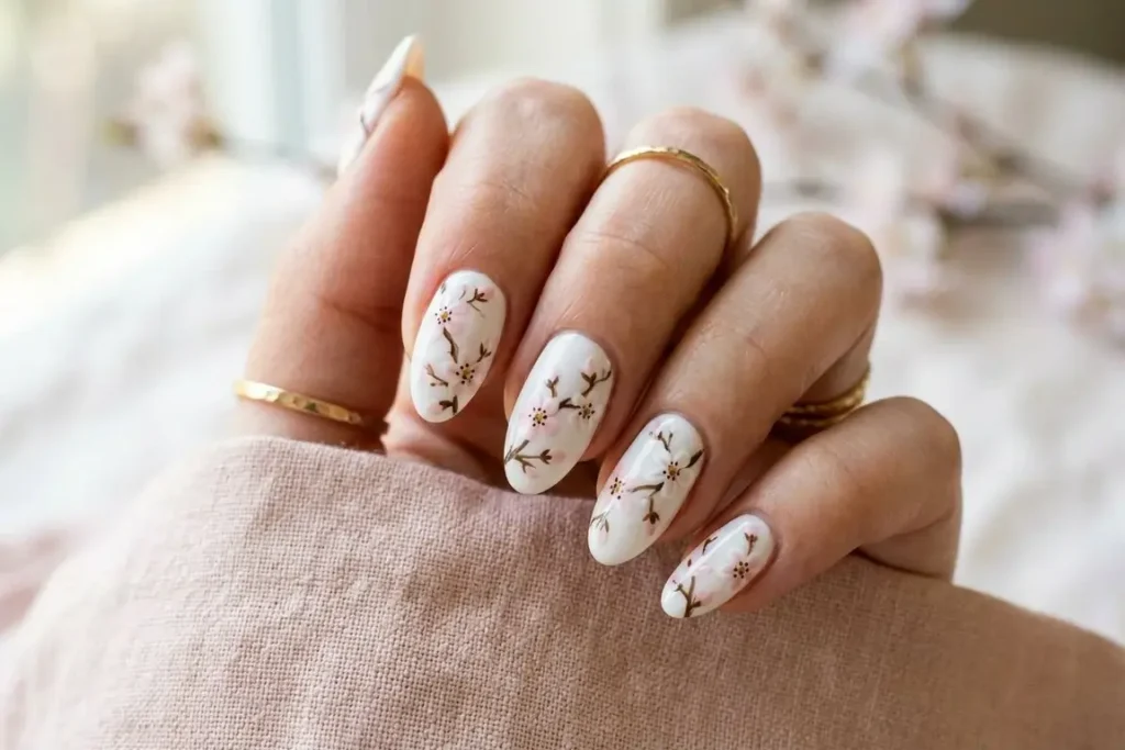 Cherry Blossoms nail 