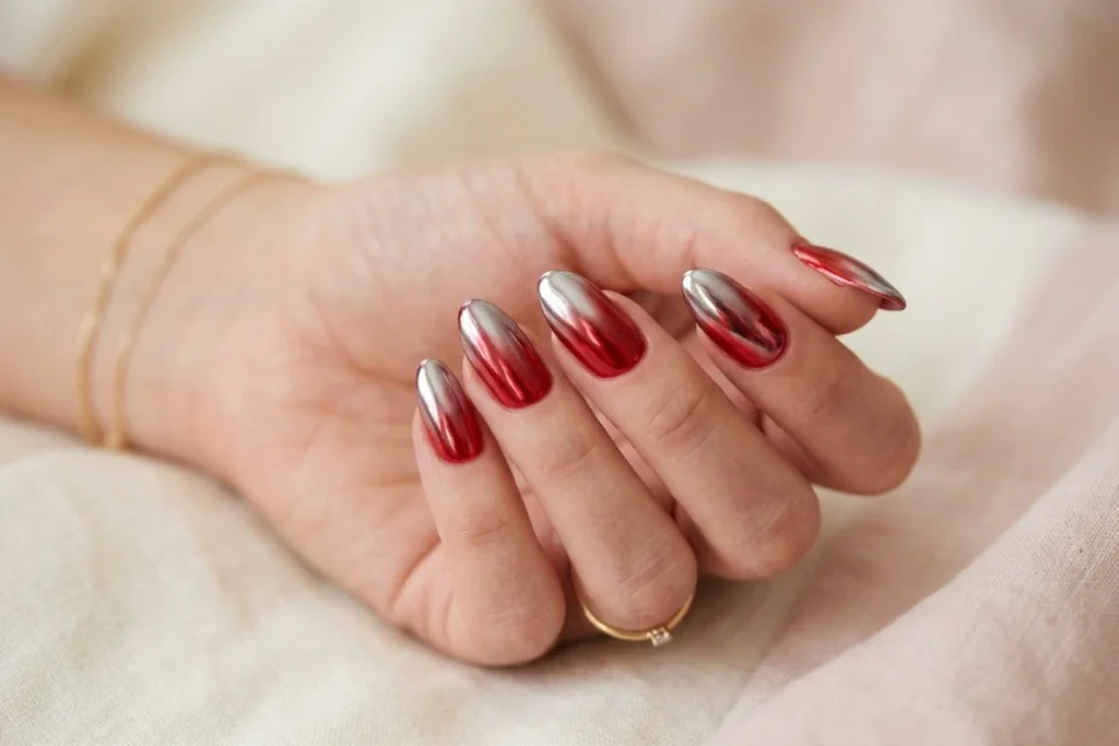 Glam and Statement Christmas Nails