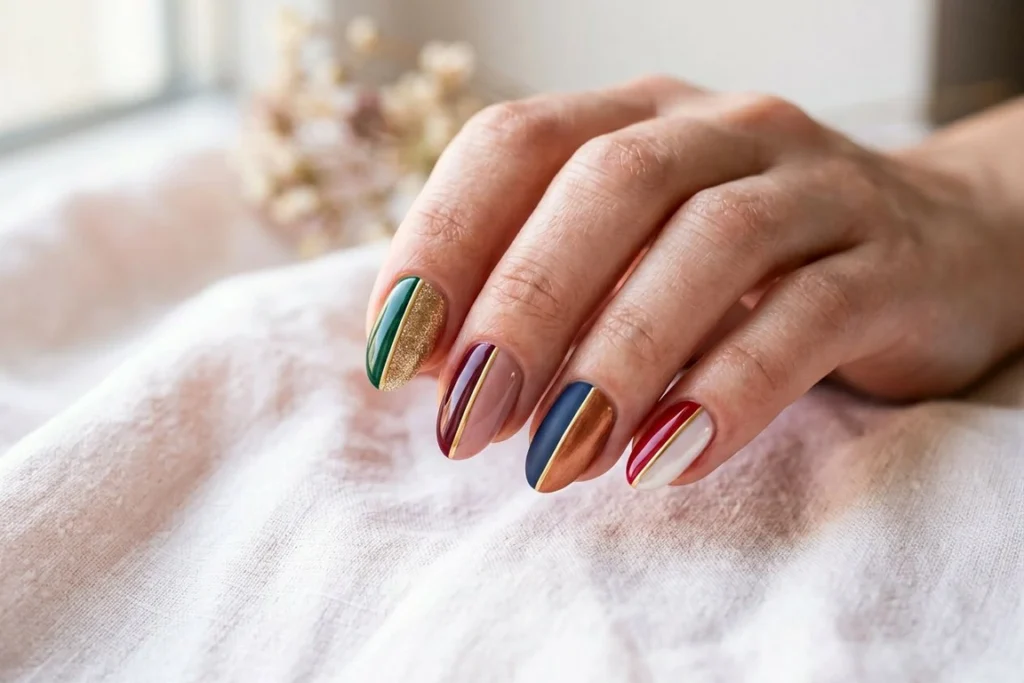 Half and Half nail