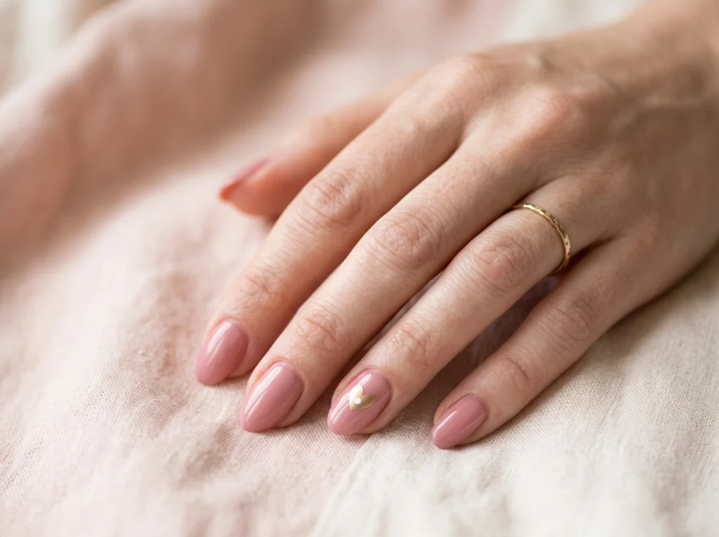 Single Heart Nail