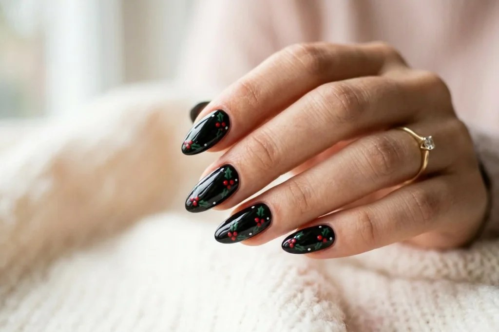Glam and Statement Christmas Nails