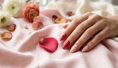 valentine nails